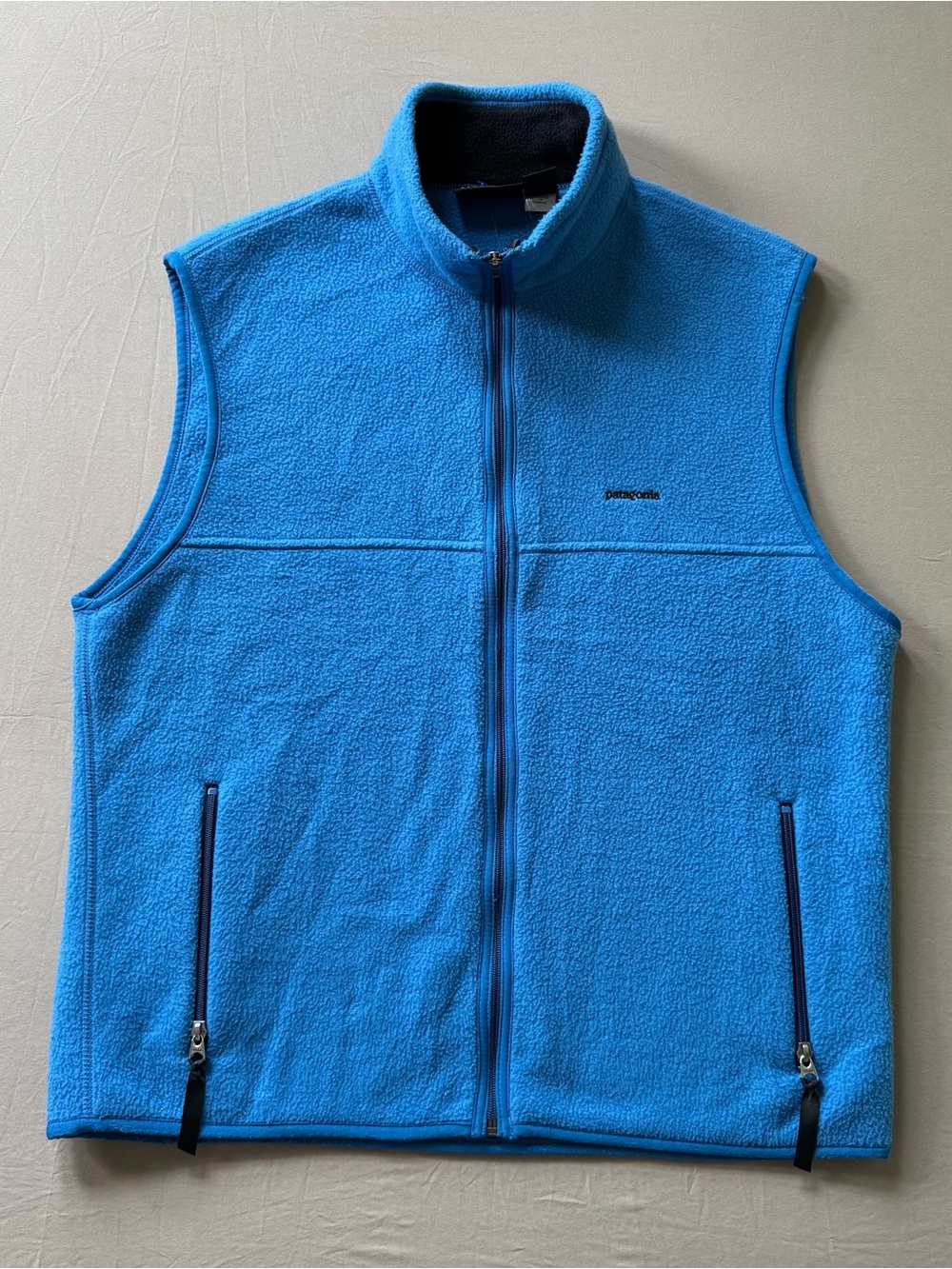 Patagonia Bright Blue Fleece Vest